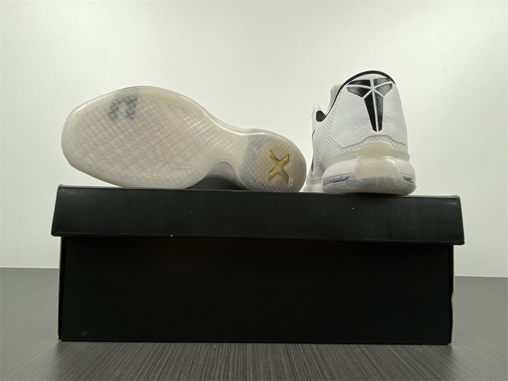 Nike Kobe 10 “Fundamentals” White/Wolf Grey-Black 705317-100