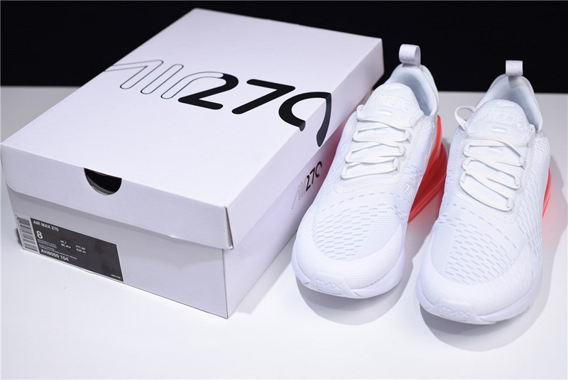 NIKE mens AIR MAX 270 WHITE HOT PUNCH AH8050-103