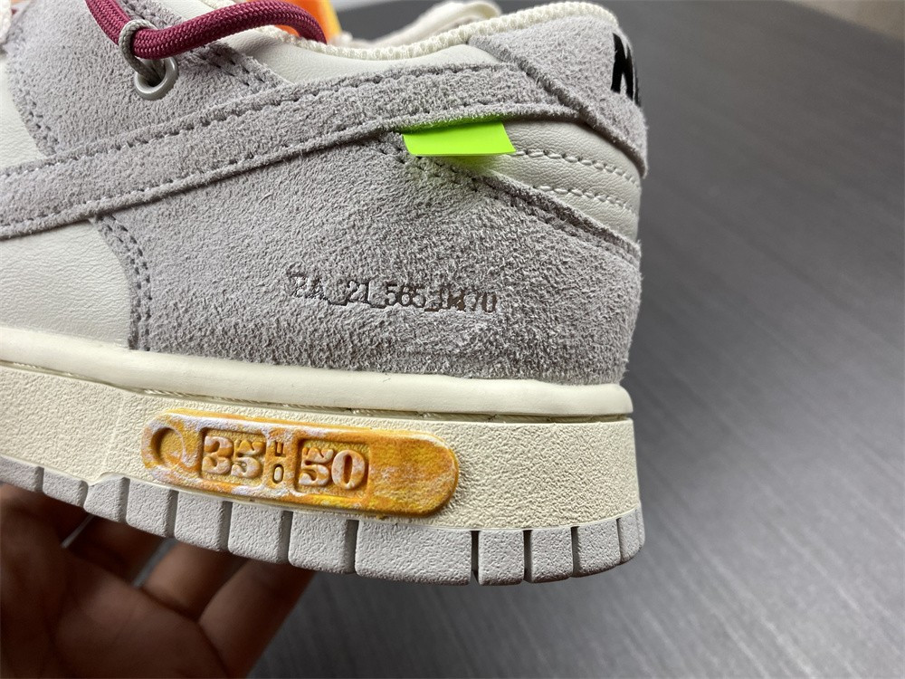 OF x Nk Dunk Low NO.35 Of 50 DJ0950-114