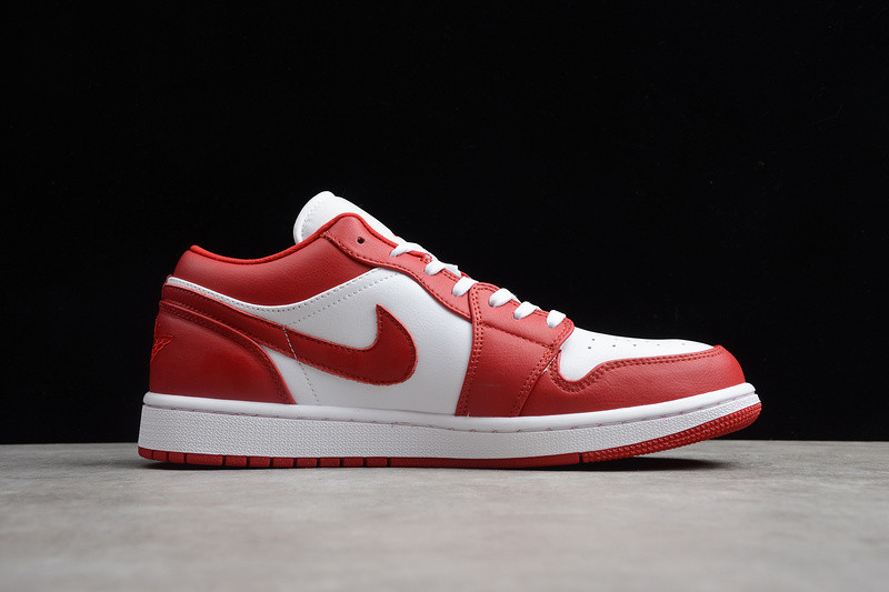 Air Jordan 1 Low  Gym Red White 553558-611