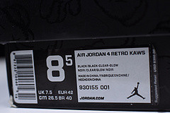 Nike Air Jordan 4 retro kaws black 930155 001