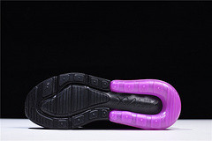 Nike womens  Air Max 270 black purple AH6789 016