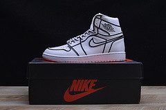 Nike Air Jordan 1 Retro “Comic 3D Pencil” White Hand-Painted MENS  AA4724-110