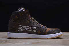 LUSV x OF x Air Jordan 1 Customs MENS AQ0818-202