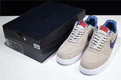 Nike Air Force 1 Low Moon Landing Particle Indigo Tan Blue Red AQ0556 200