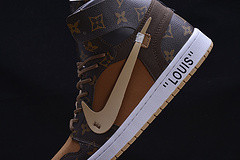 LUSV x OF x Air Jordan 1 Customs MENS AQ0818-202