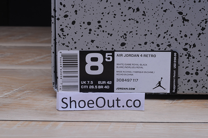 Air Jordan 4 Retro “Motorsports” 308497-117